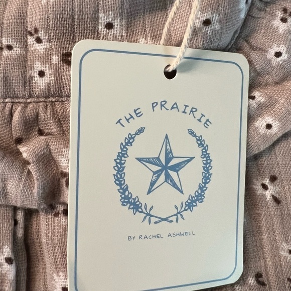 THE PRAIRIE BY RACHEL ASHWELL GIRLS BEIGE FLORAL SLEEVELESS CASUAL DRESS SIZE 3T - Picture 3 of 13